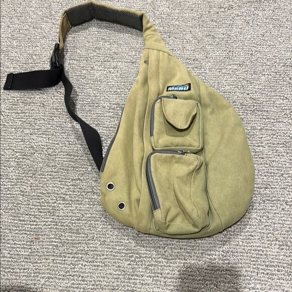 Meru Tan Sling Bag for Men - Picture 1 of 4